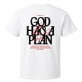 thumbnail image 1 of God Has a Plan Graphic T-Shirt, Adult Unisex Classic Fit Tee, 1 of 9