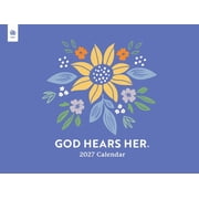 God Hears Her 2027 Inspirational Wall Calendar, Paperback