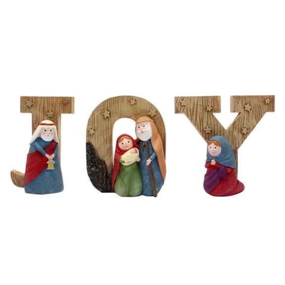 God Heaven Family Figurine "" Set Shelf Drawing Room Bedroom Decors Family Statue Sculpture for Cabin Windowsill