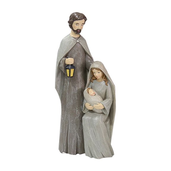 God Heaven Family Figurine Shelf Living Room Bedroom Decor White