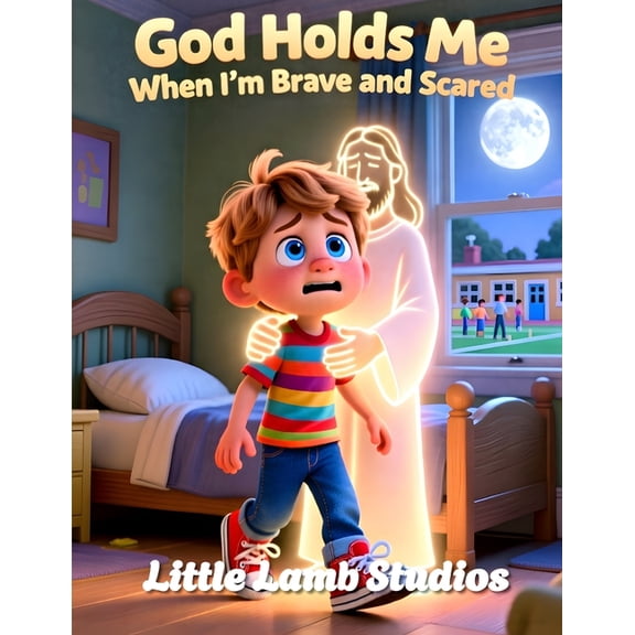 God's Love for Little Hearts God Holds Me When I'm Brave and Scared: A Faith-Based Christian Picture Book Helping Children Feel Safe Through Big Feel, Book 7, (Paperback)