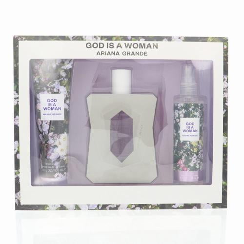 God Is A Woman Women 3 Piece Gift Set 3.4 Oz Eau De Parfum Spray By