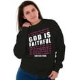 thumbnail image 1 of God Is Faithful Religious Faith Sweatshirt for Men or Women Brisco Brands S, 1 of 6