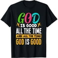 thumbnail image 1 of God Is Good All The Time Jesus Christ Christian Gift T-Shirt, 1 of 4