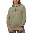 thumbnail image 1 of God Is Good All the Time Wavy Text & Cross Art Merch Gift, Sand Hooded Sweatshirt or Hoodie, XL, 1 of 5