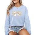 thumbnail image 1 of God Is Good Christian Sweatshirt Cute Women Holiday Gifts Season Long Sleeve Graphic Shirts Pullover Tops, 1 of 4