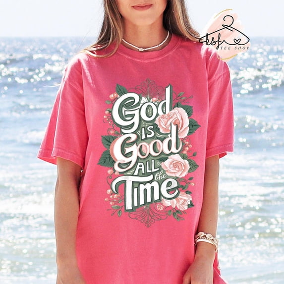 God Is Good TShirt Christian Faith Tee