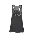 thumbnail image 1 of God Is Greater Than The Highs And Lows DISC Women's Fashion Sleeveless Flowy Racerback Workout Yoga Tank Top Charcoal Grey Me, 1 of 3