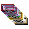 thumbnail image 1 of God Is Love - Religious License Plate Frame, 1 of 1