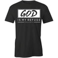 thumbnail image 1 of God Is My Refuge T-Shirt | Religious Christian Black Tee Gift, 1 of 5