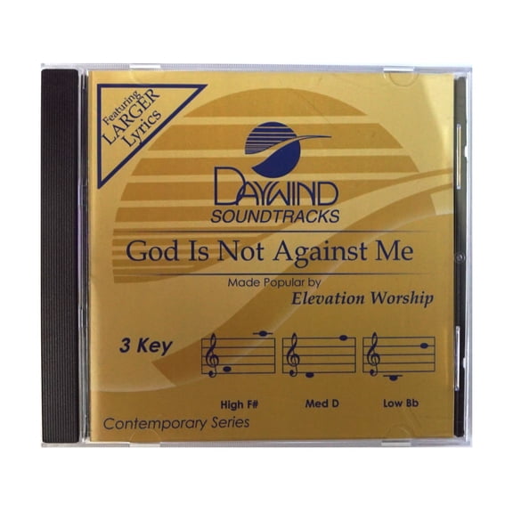 God Is Not Against Me Made Popular by Elevation Worship NEW CD Accompaniment