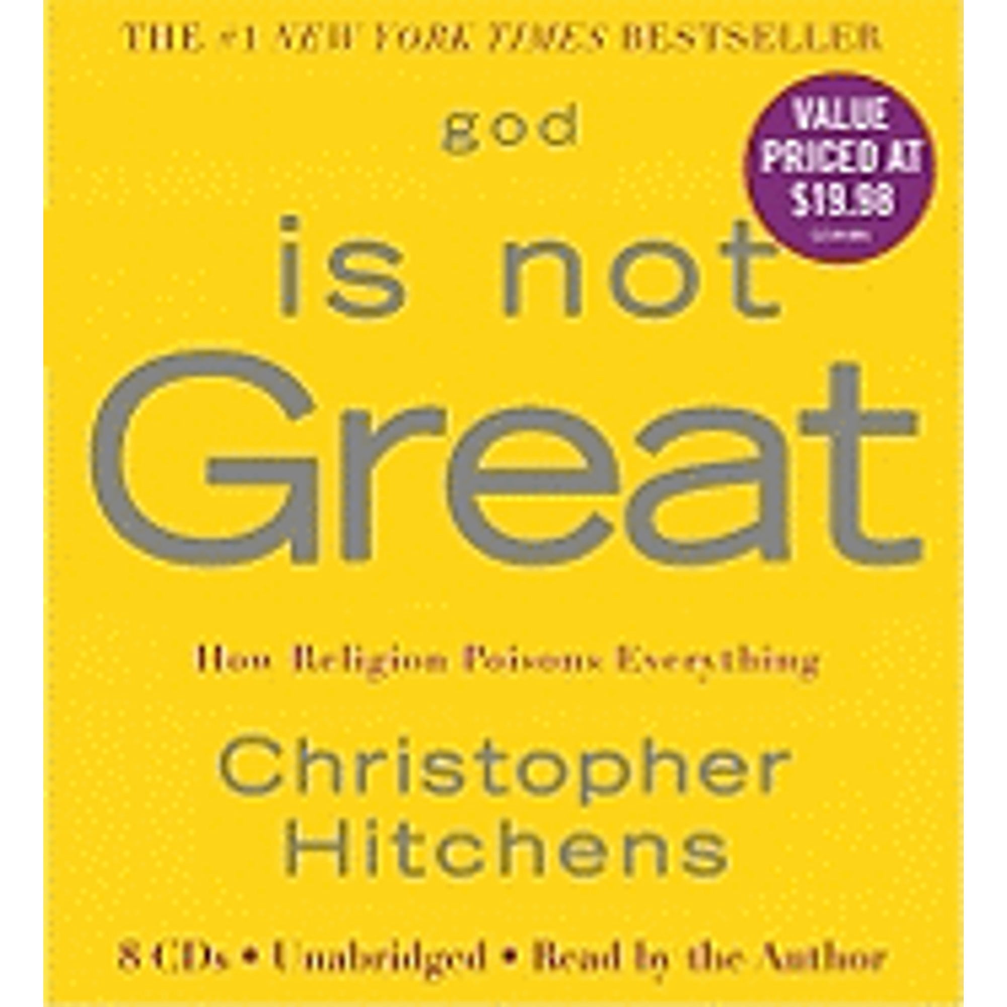 Pre-Owned God Is Not Great: How Religion Poisons Everything (Audiobook) by Christopher Hitchens ...