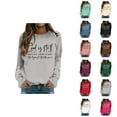 thumbnail image 1 of God Is Still Writing Your Story Sweatshirts for Women 2025 Long Sleeve Crewneck Christian Sweatshirt Pullover Tops, 1 of 5