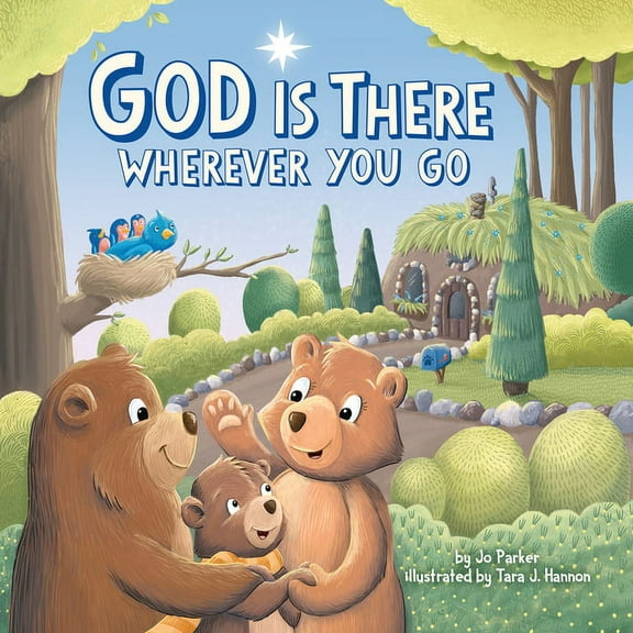 God Is There Wherever You Go, (Board Book)
