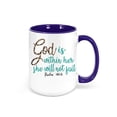 thumbnail image 1 of God Is Within Her She Will Not Fail, Christian Mugs, Gift For Her, Bible Verse Mug, Jesus Mug, Gift For Mom, Inspirational Mug, Coffee Cups, BLUE, 1 of 1