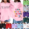 thumbnail image 1 of God Is Within Her She Will Not Fall Hoodies Sweatshirt Preppy Top Sky Blue 9 Y-10 Y, 1 of 7