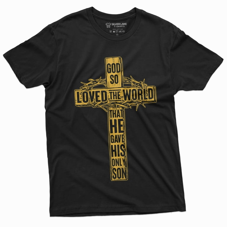 God Jesus Christ T-Shirt Inspirational Quote Christmas Christian