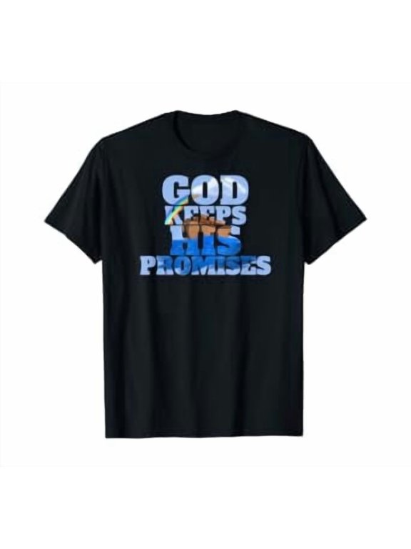 God Keeps His Promises Beautiful Noahs Ark Christian T-Shirt