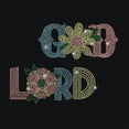 thumbnail image 1 of God Lord Bling Rhinestone Sticker Decorative Decal Sparkling Diamond Sticker Glass Hotfix Rhinestone, 1 of 8
