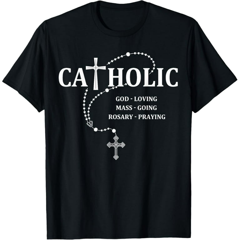 I Just Need My Rosary & Dry Shampoo | Funny Catholic T-Shirt I Just Need My Rosary & Dry Shampoo | Funny Catholic T-Shirt