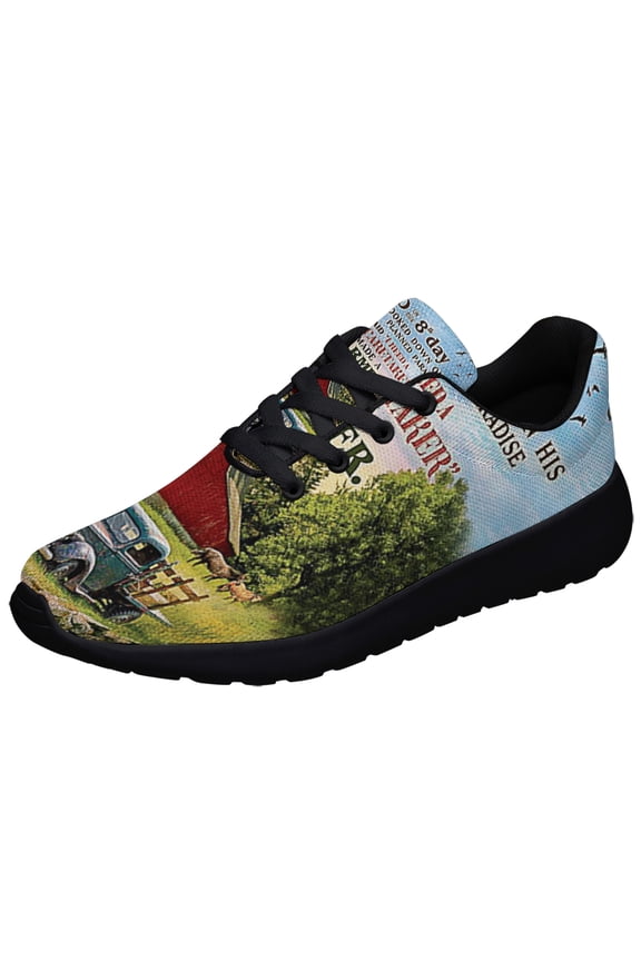 God Made A Farmer Shoes Sneakers Black Size 5