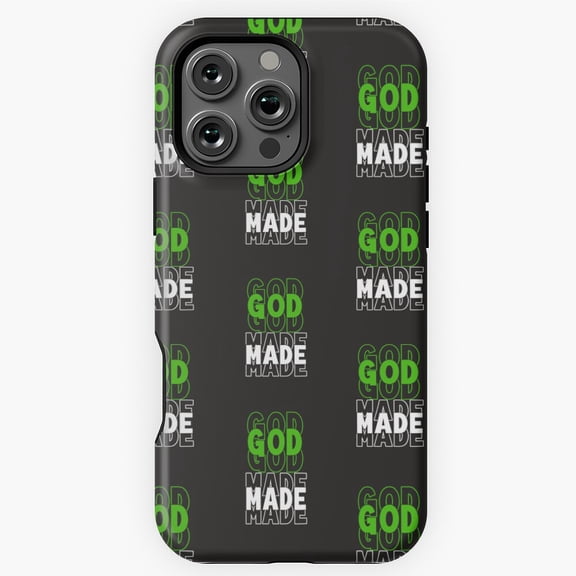 God Made Christian Faith Religious Phone Case for iPhone 16 15 14 13 12 11 Pro Max - Popular Phone