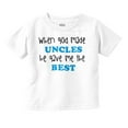 thumbnail image 1 of God Made Uncles He Gave Me Best Cute Toddler Boy Girl T Shirt Infant Toddler Brisco Brands 3T, 1 of 6
