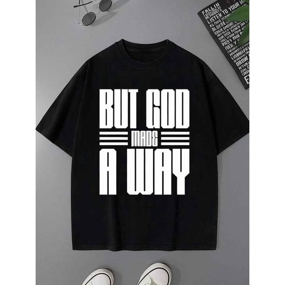 God Made Me men's lovers 180G 100% Cotton black y2k grey Casual Unisex Shirt Printed tshirts Vintage Unisex Shirt Cotton tshirts Basic Unisex Shirt Short Sleeve tshirts
