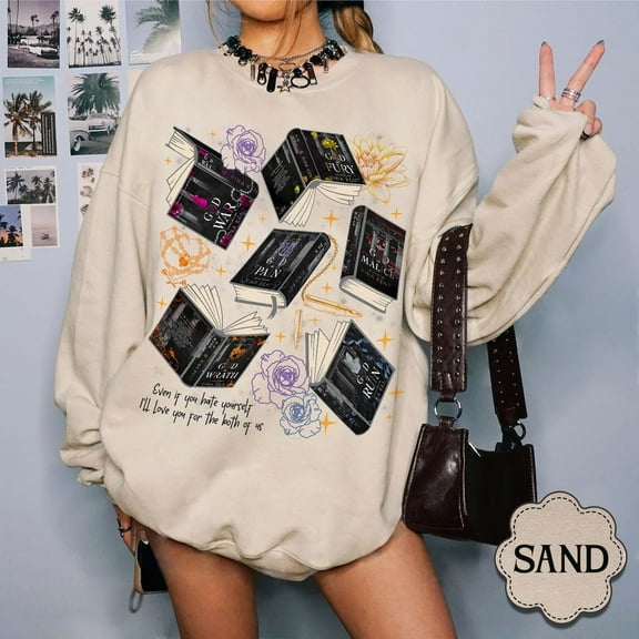 God Of Fury Series Sweatshirt: Dark Romance Booktok Crewneck TSHIRT All Size S-5XL