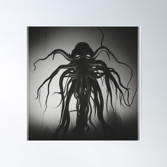 :God Of The Deep: Poster Wall Art, Modern Wall Decor For Living Room Bedroom, 30x30 UNFRAMED