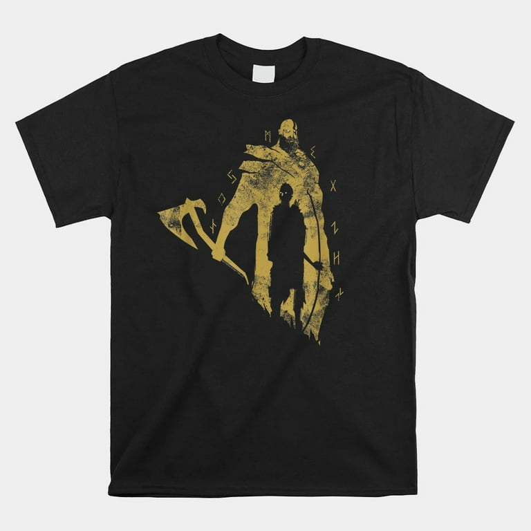 God Of War Kratos And Atreus One Color Gold T-Shirt God Of War Kratos And Atreus One Color Gold T-Shirt