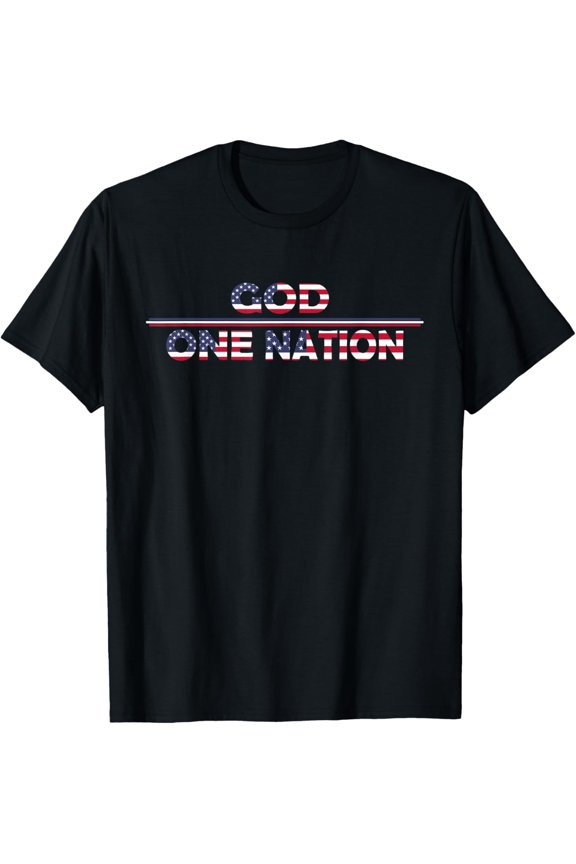 God One Nation Under God Patriotic T-Shirt