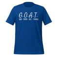 thumbnail image 1 of God Over All Things Shirt Christian Values G.O.A.T. Shirt Jesus is Our Savior Holy Spirit Bible Verse Ephesians 4 6 God Savior (True Royal, 3XL), 1 of 1