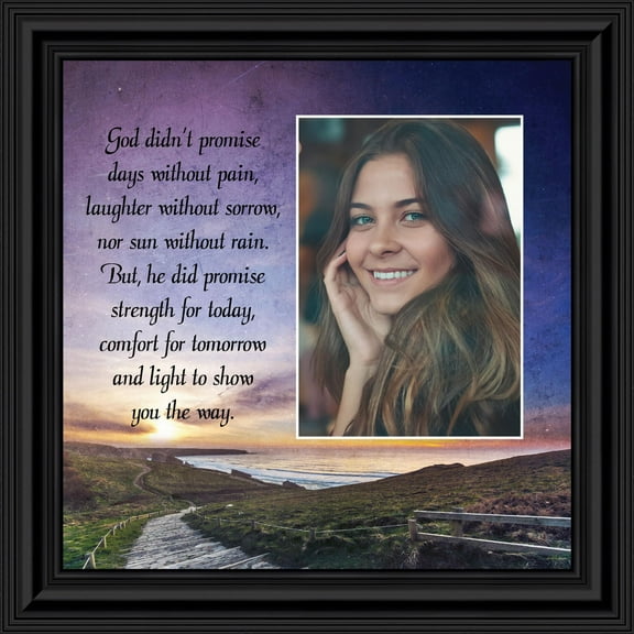 God Didn't Promise Days without Pain, Encouragement gifts for Women, Gift for Cancer Patients, Chemo Patient Gifts, Cheer Up Gifts, Uplifting Gifts, God's Promises, 6424B