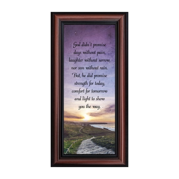 God Didn't Promise Days without Pain, Encouragement gifts for Women, Gift for Cancer Patients, Chemo Patient Gifts, Cheer Up Gifts, Uplifting Gifts, God's Promises, 7422W