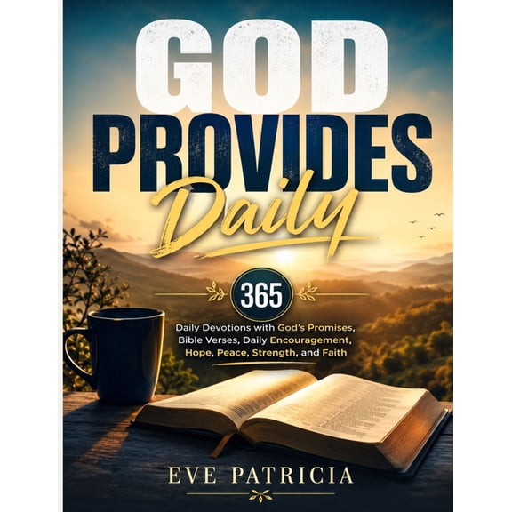 God Provides Daily: 365 Daily Devotions with God's Promises, Bible Verses, Daily Encouragement, Hope, Peace, Strength, a, (Paperback)