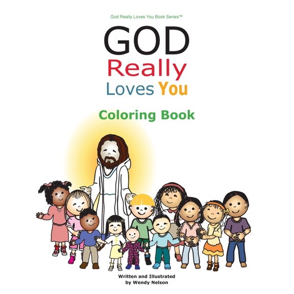 God Really Loves You Coloring Book, (Paperback)
