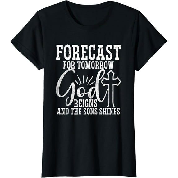 God Reigns & The Sons Shine Christian Scripture Religious T-Shirt