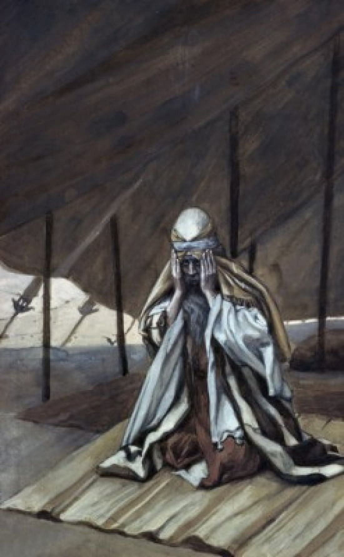 God Renews His Promise to Abraham James J Tissot (1836-1902French) Jewish Museum New York Canvas Art - James Tissot (24 x 36)