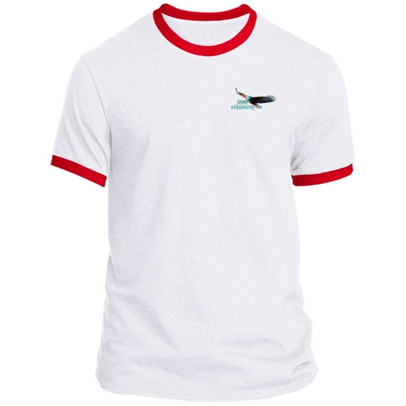 God Renews My Strength Men’s Ringer Tee