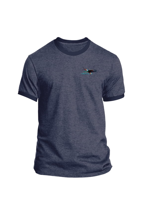 God Renews My Strength Men’s Ringer Tee