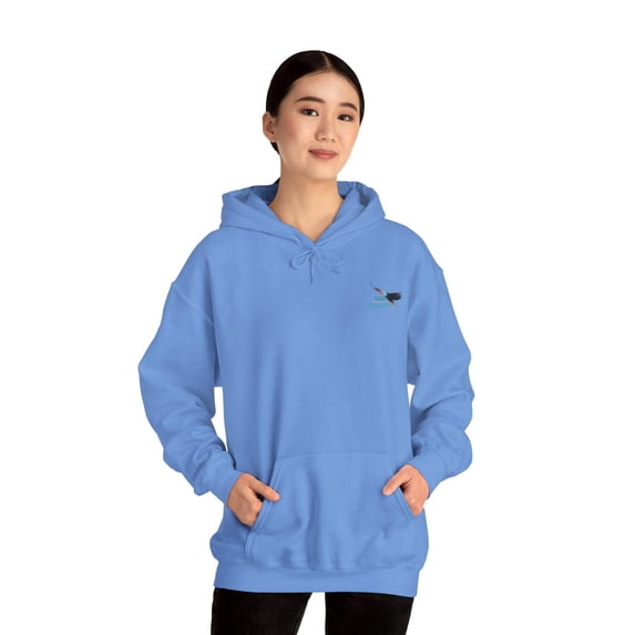 God Renews My Strength Women’s Unisex Heavy Blend™ Hooded Sweatshirt (with back design).