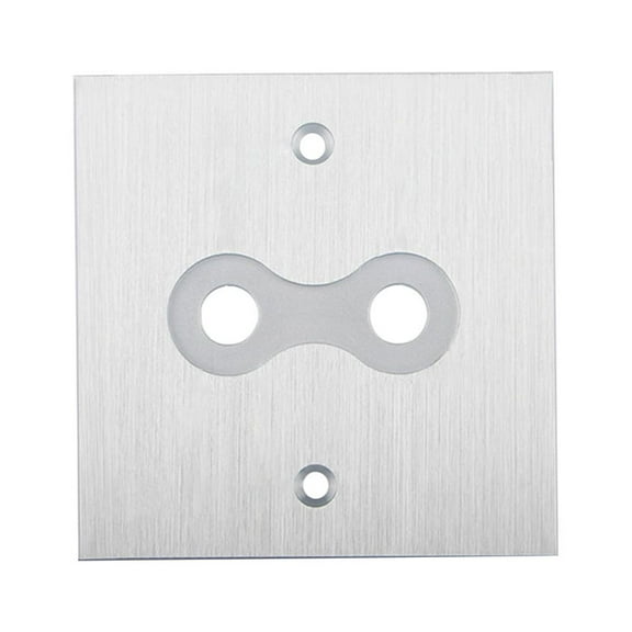 God/Rhodium Plated Binding Post in Copper Wall Plate in Aluminum Alloy with Wire Drawing Process