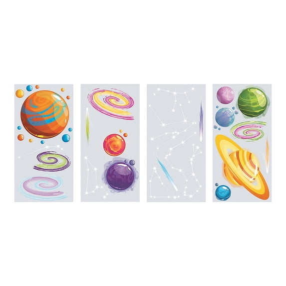 God'S Galaxy Vbs Dar Set - Party Decor - 4 Pieces