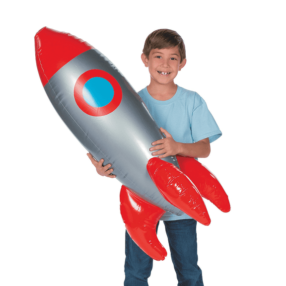 God'S Galaxy Vbs Large Inflate Rocket - Toys - 1 Piece