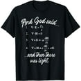 thumbnail image 1 of God Said Maxwell Equation Physics Jesus Christian Nerd Gift T-Shirt Black Large, 1 of 4