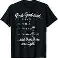 thumbnail image 1 of God Said Maxwell Equation Physics Jesus Christian Nerd Gift T-Shirt100% cotton short-sleeved shirt for both men and women, 1 of 6