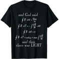 thumbnail image 1 of God Said Maxwell's Equations Integral Form Geeks T Shirts, 1 of 4