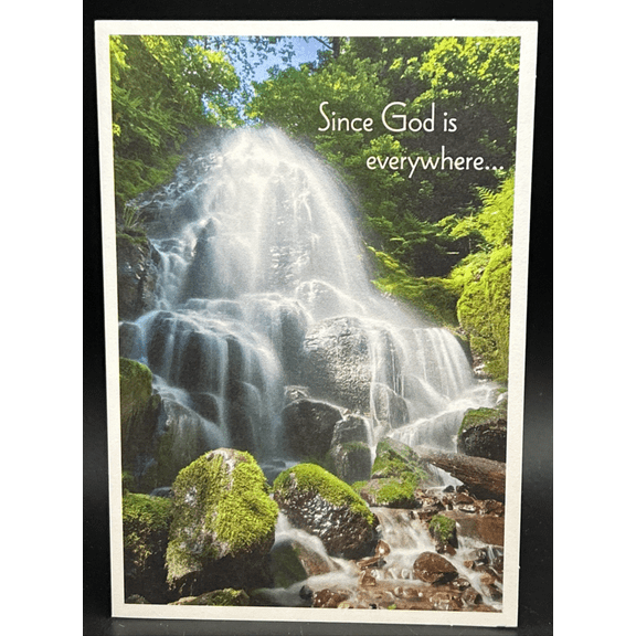 God Sending Love Greeting Card w/Envelope
