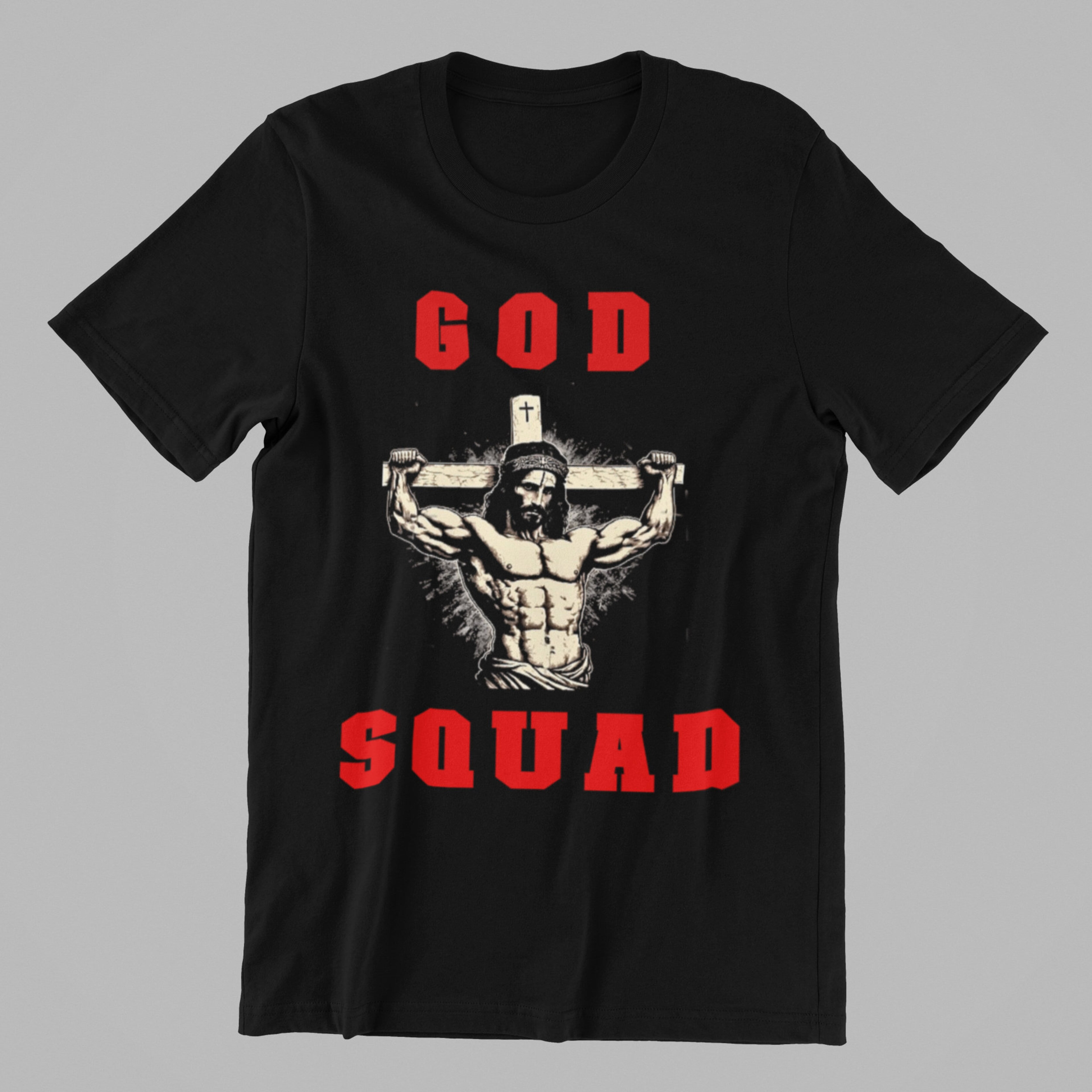 God Squad Lords Gym Swole Jesus Shirt - Good Gift - Walmart.com